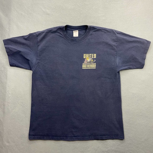 UNITED BROTHERHOOD REAL FAMILY FIREFIGHTER T-SHIRT XL - Picture 1 of 8